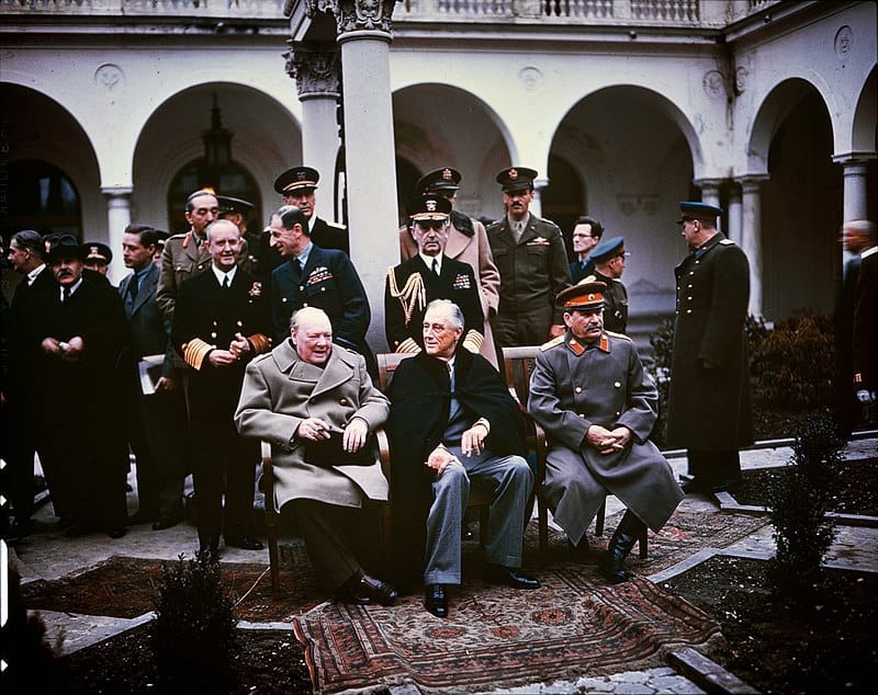 Yalta Conference 1945 Churchill Stalin Roosevelt